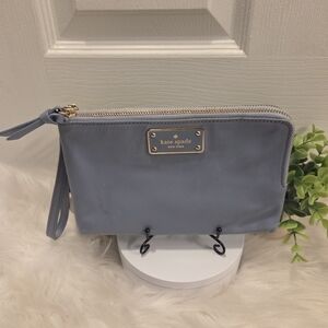 Kate Spade Blue Wristlet Clutch